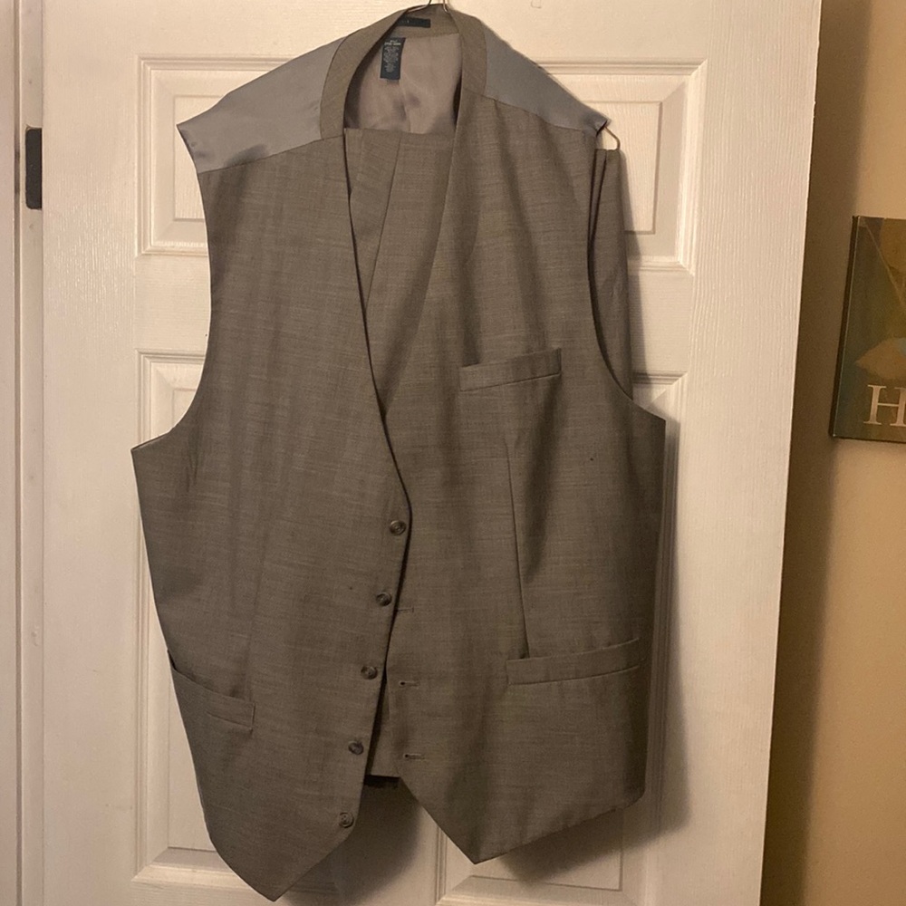 Perry Ellis vest and pants set 2xl tall pants 46x34